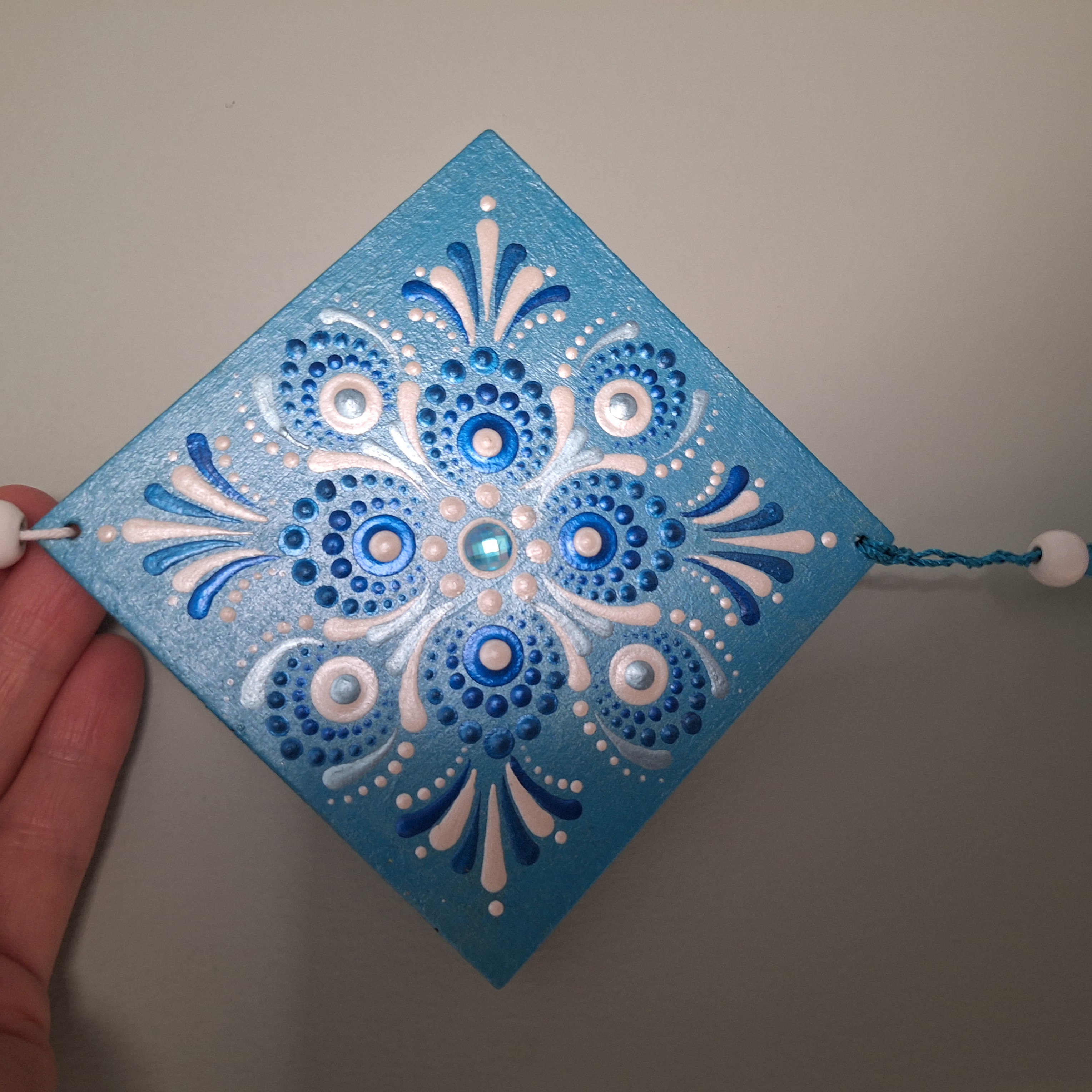 Türkiz mini mandala